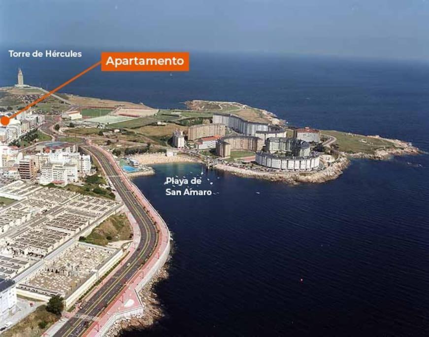 Apartamento Torre De Hercules A Coruña Zewnętrze zdjęcie